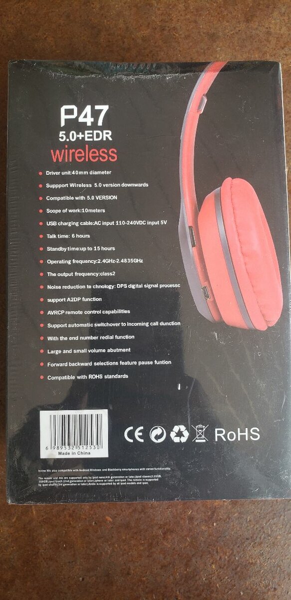 Wireless headphones