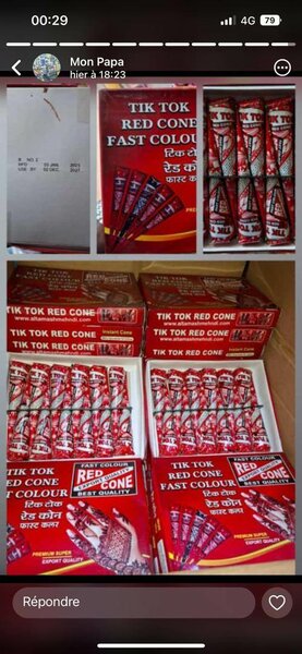 Cônes Tik Tok Rouge Rapide