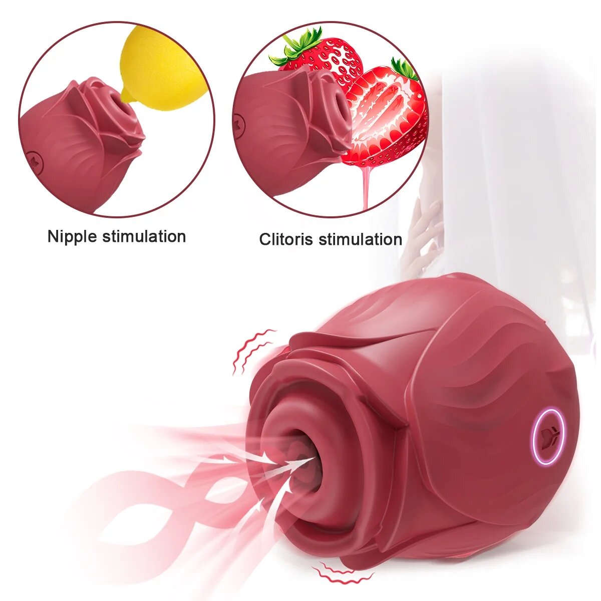 Stimulateur de Clitoris Rose