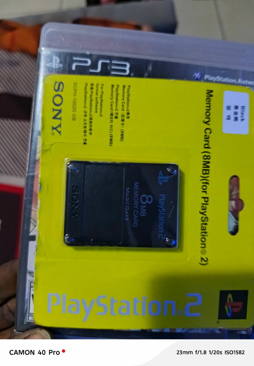 Carte Mémoire PS2 Sony 8MB