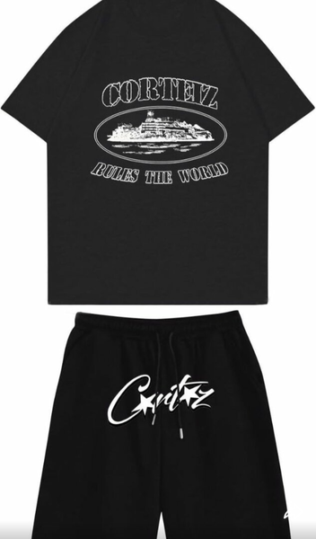 Ensemble T-shirt et Short Noir