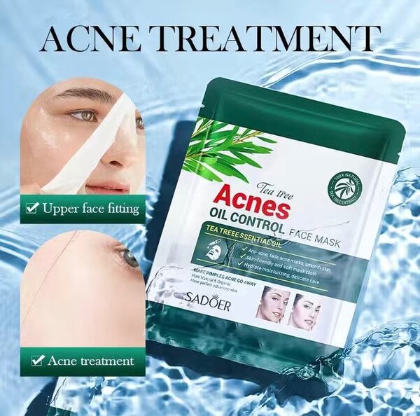 Acne facial mask and Sunscreen
