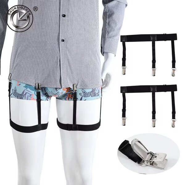 Porte-jarretelles chemise homme