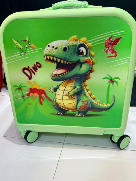 Valise Enfant Vert Dino