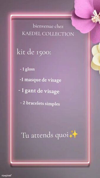 Kit Soin et Beauté Kaedel