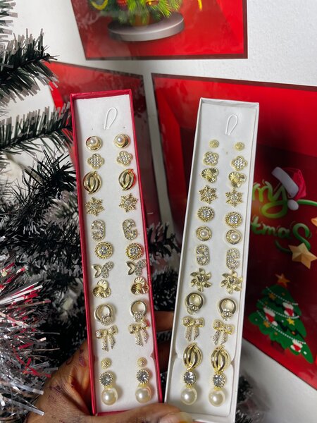 Boucles d'oreilles Noël