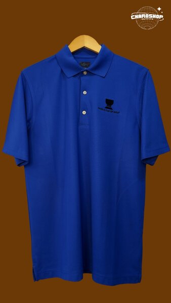 Polo bleu classique homme