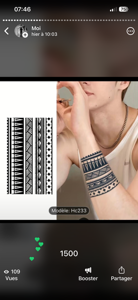 Tatouages temporaires