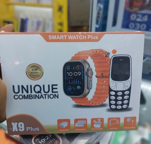 X9 smartwatch with phone and powerbank