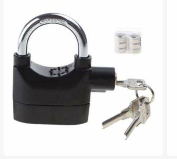 Cadenas de sécurité alarme acier lourd