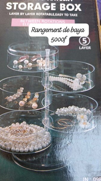 Boîte de rangement rotative