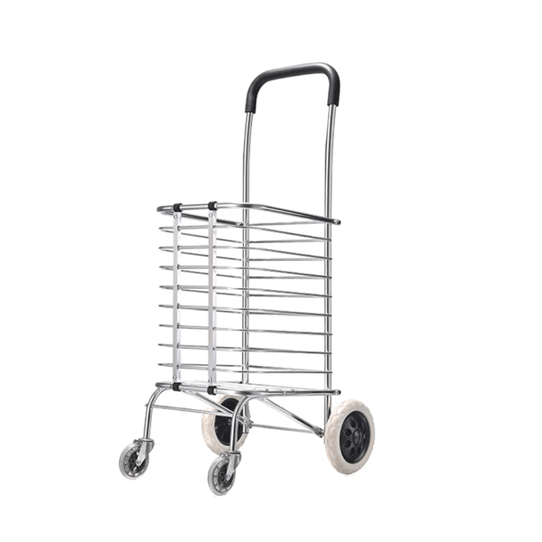 Chariot à courses pliable robuste