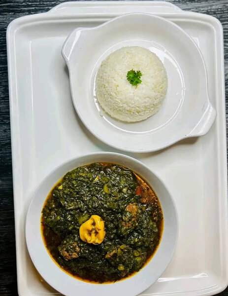 Repas africain épicé