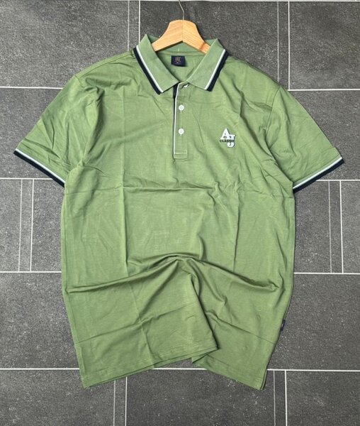 Polo décontracté en coton uni