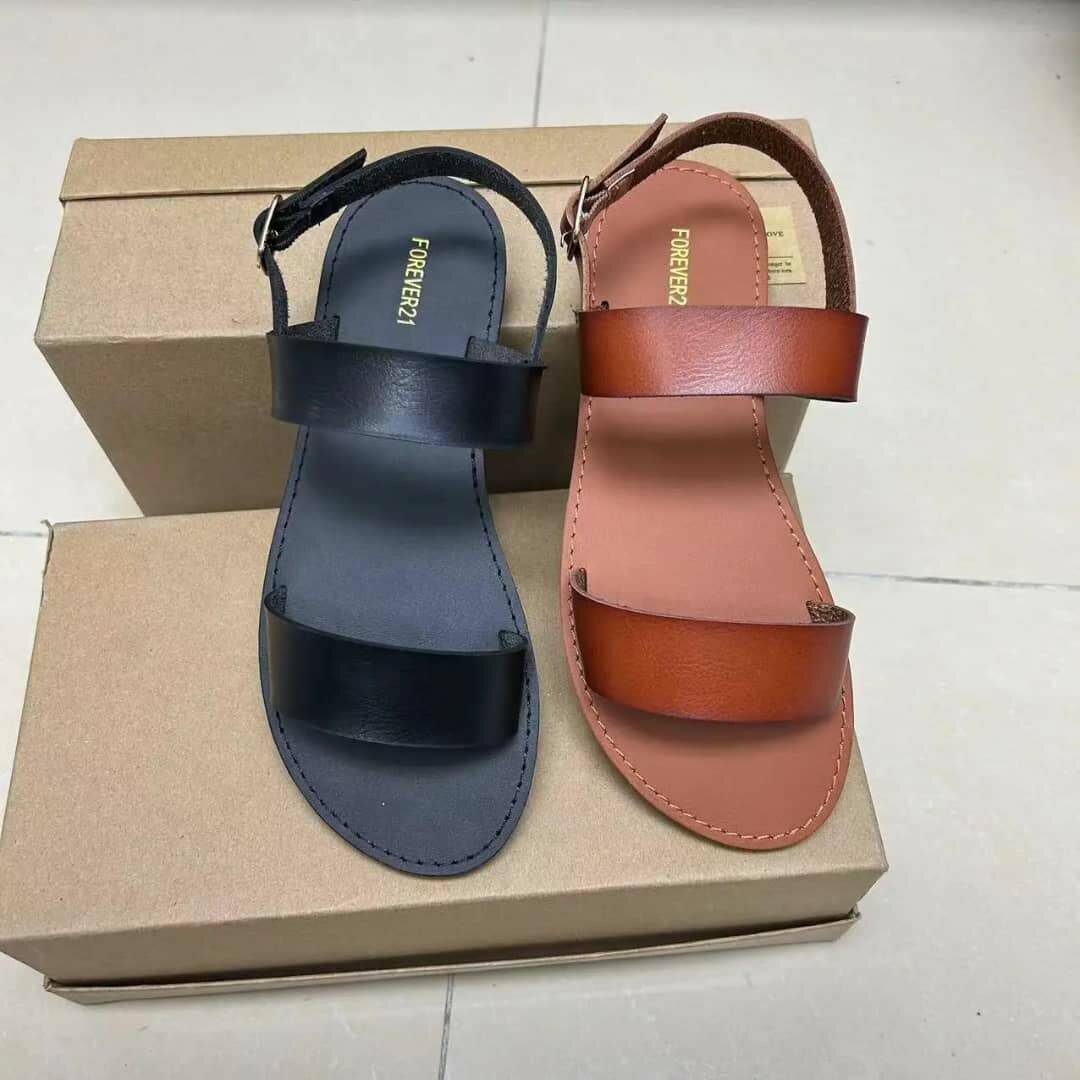 Sandales en cuir élégantes