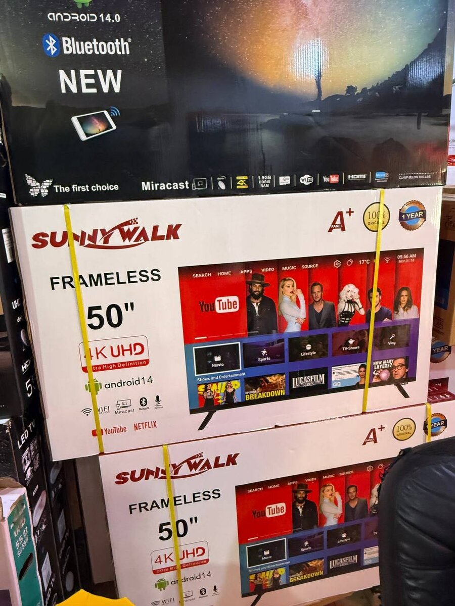 Sunny Walk A+ 50 Inch Full UHD Smart 4K Android Digital Tv