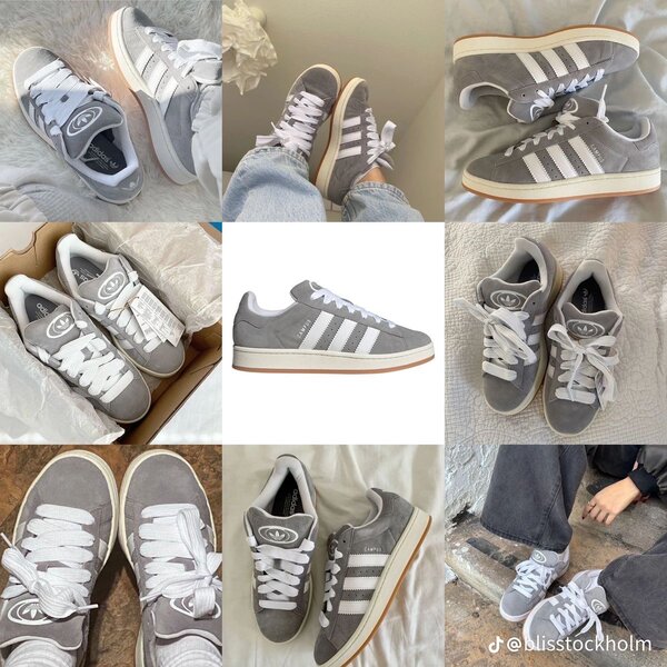 Baskets grises classiques