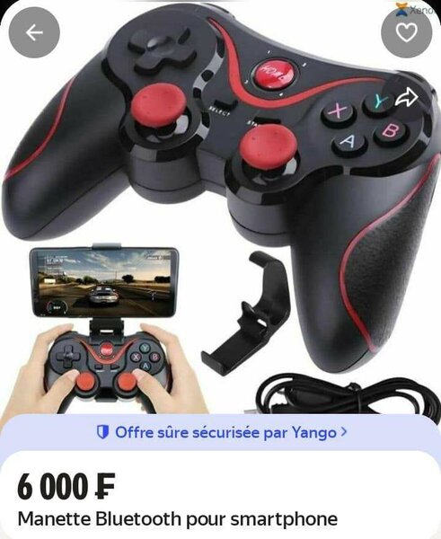 Manette Bluetooth Jeux
