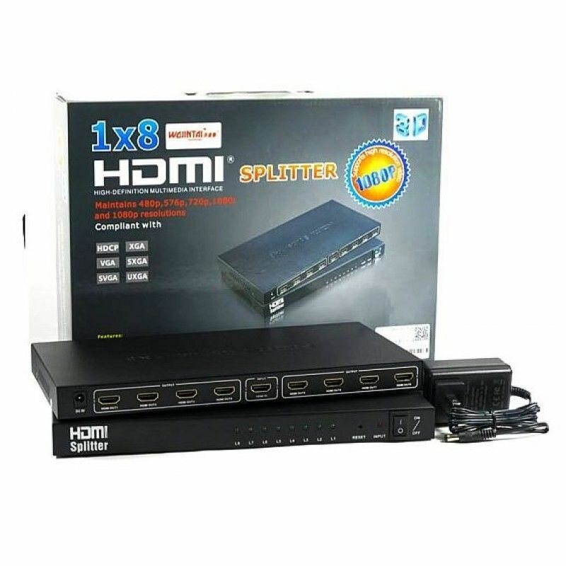 1×8 HDMI SPLITTER