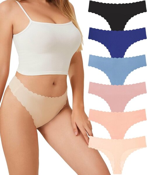 Slip sans trace lot de 6