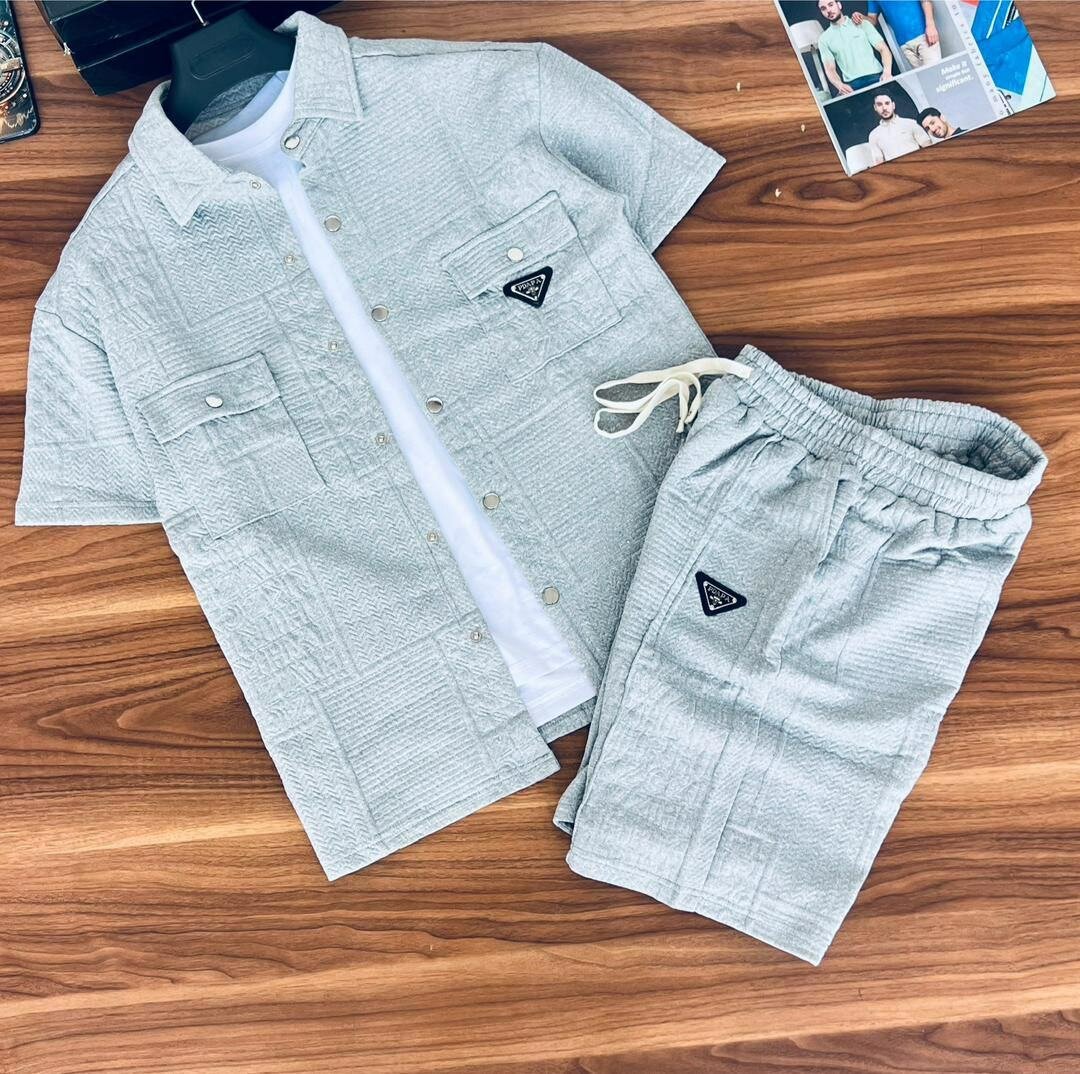 3 piece top and shorts