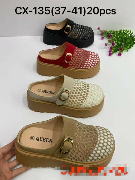 Mules tressées confortables