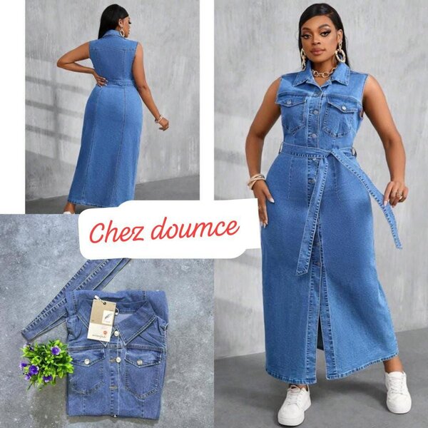 Robe en jean élégante