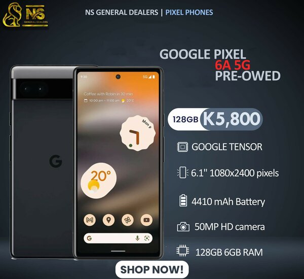 GOOGLE PIXEL 6A 5G pre-owned