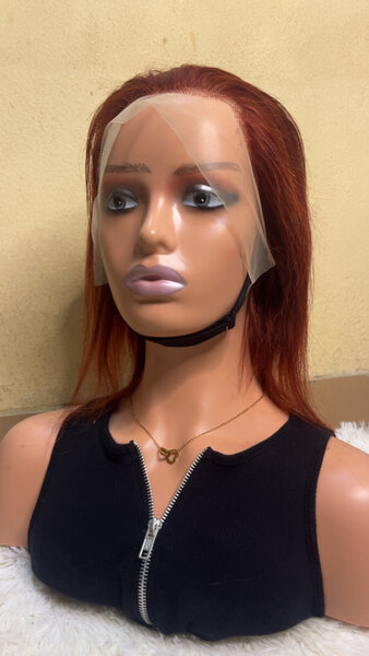 Perruque lace front ginger