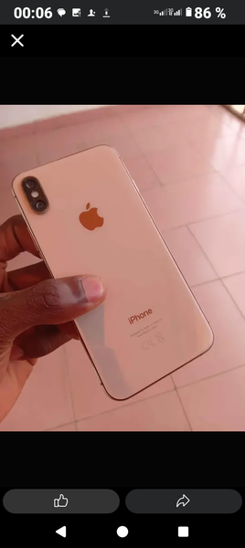 iPhone X doré
