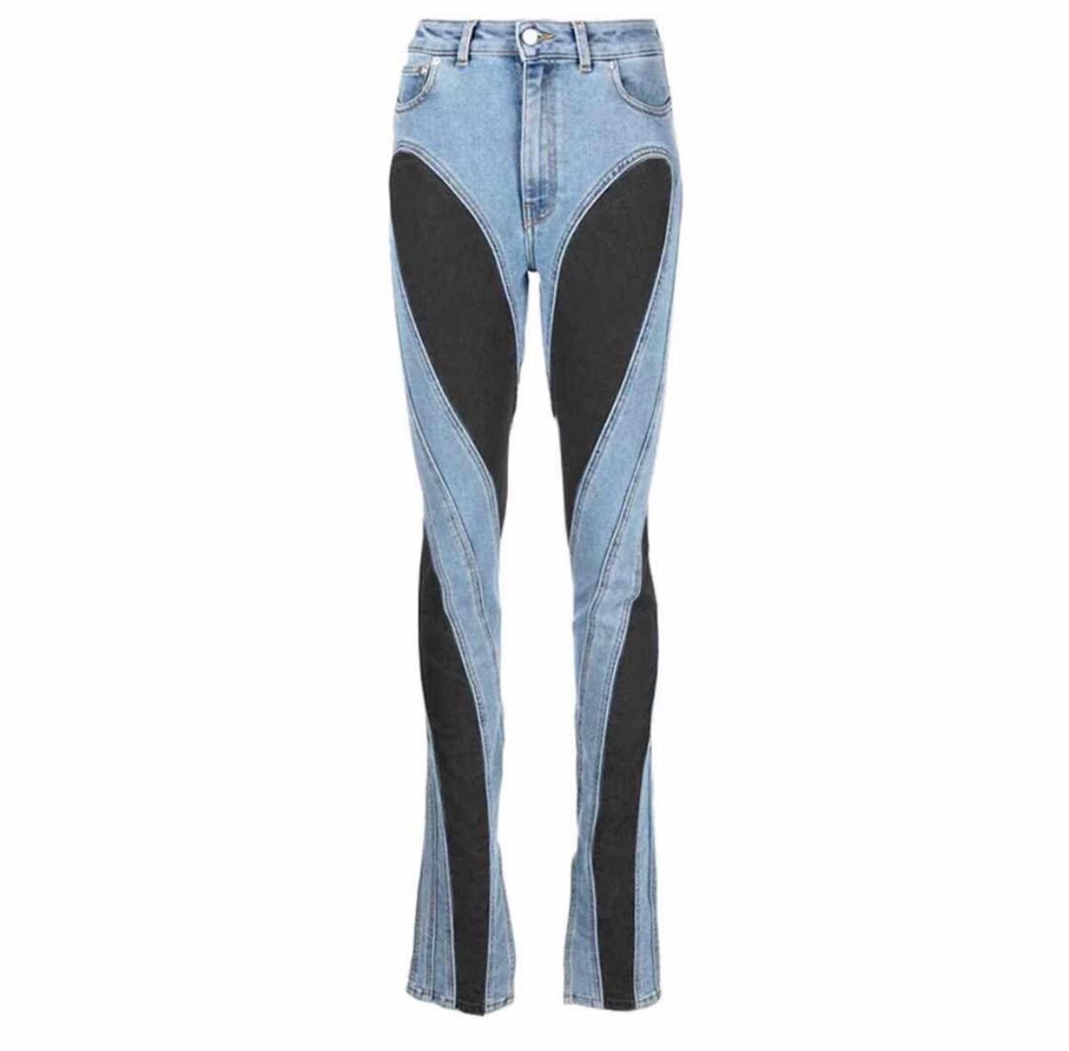 Mugler dupe denim pants