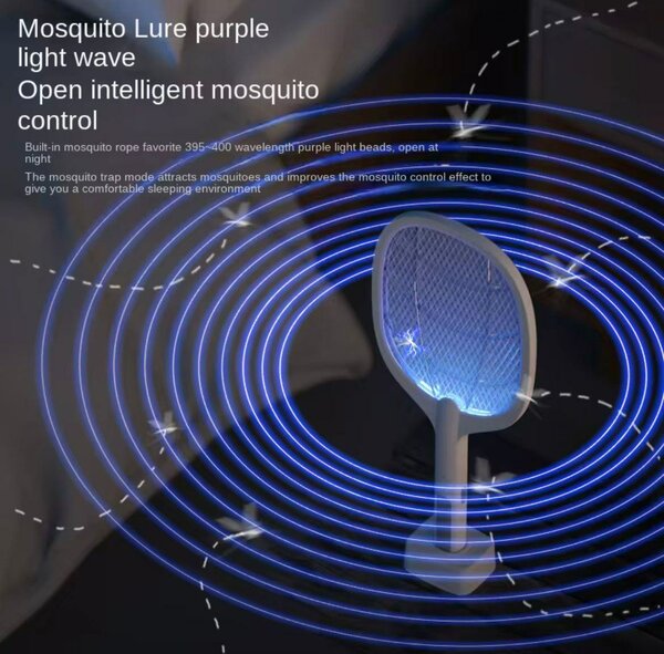 Raquette anti-moustiques USB