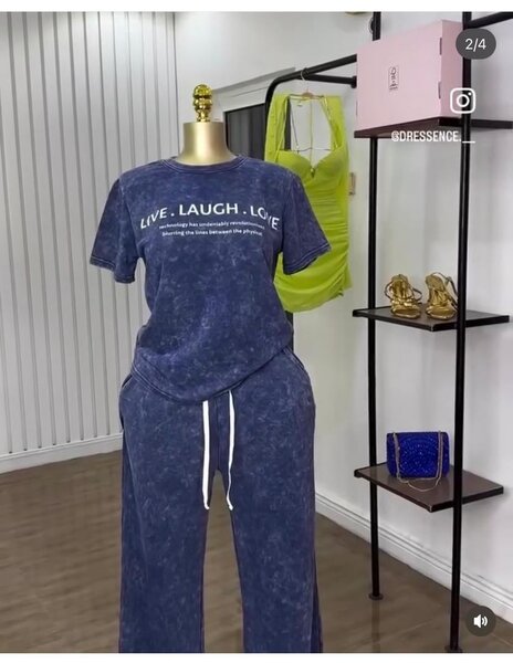 Ensemble de détente bleu