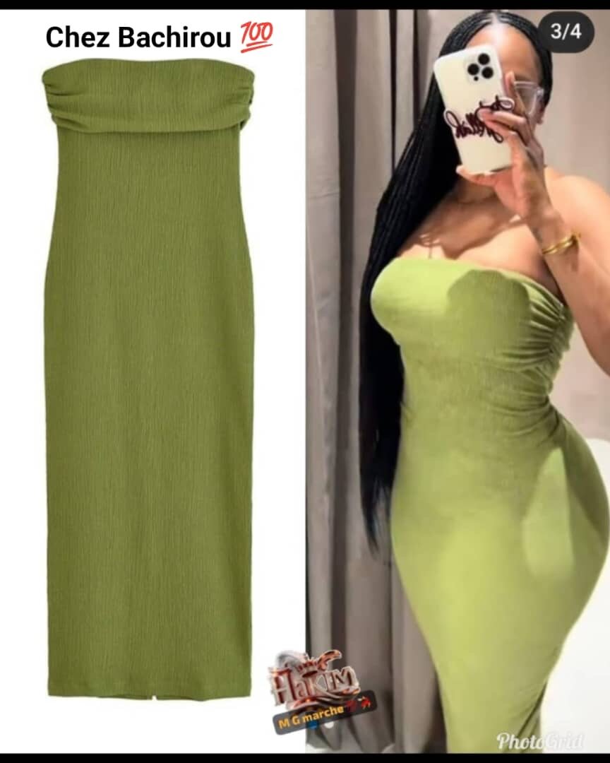 Robe élégante bustier femme