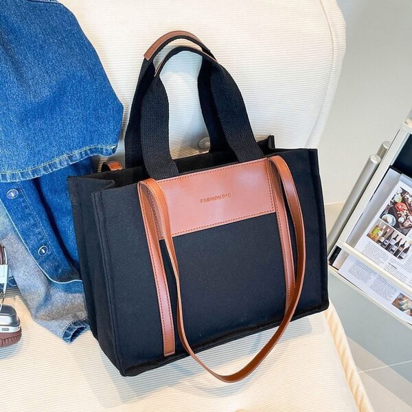 Sac fourre-tout élégant en toile