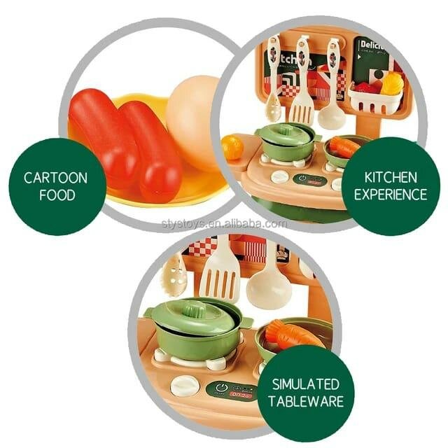Ensemble de jeu de simulation de la série de cuisine pour fi