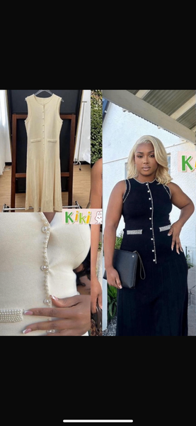 Robe élégante sans manches