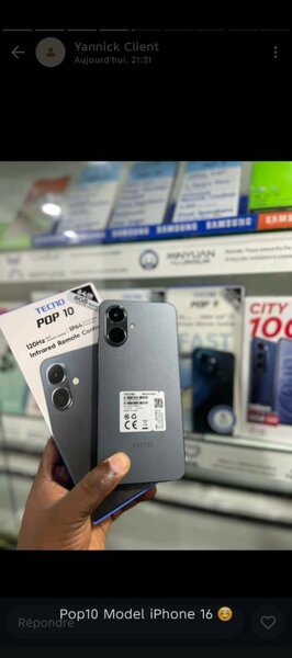 Smartphone Tecno Pop10