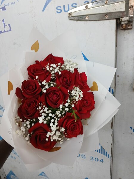 Bouquet de roses rouges