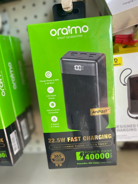 Oraimo 40,000mAh Ultra Capacity Power bank