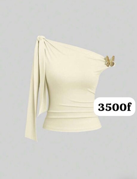 Haut asymétrique femme chic