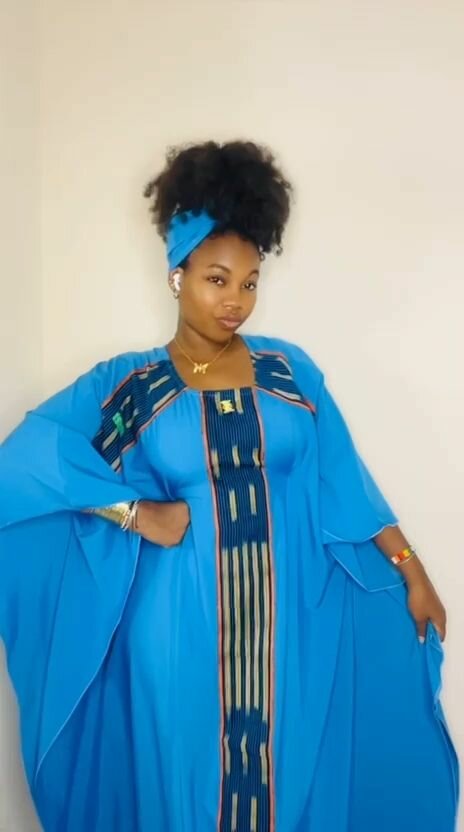 Robe magnifique avec Foulard