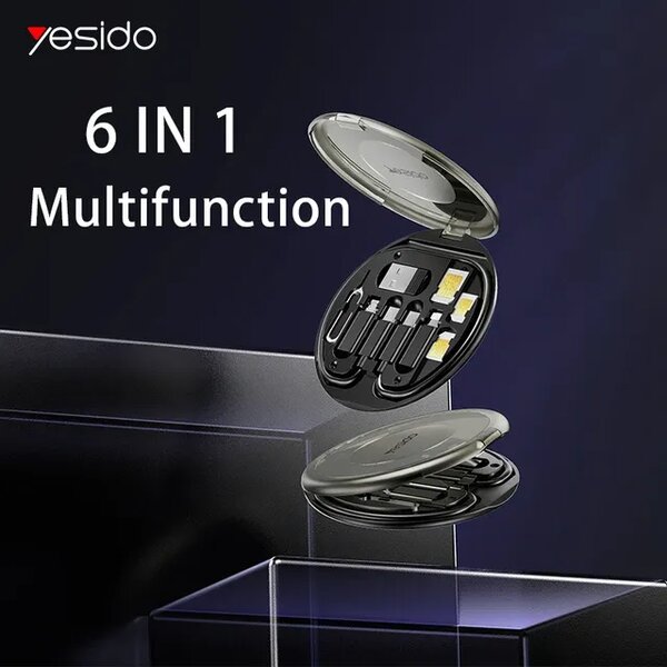 Cable multifonctions 6 en 1