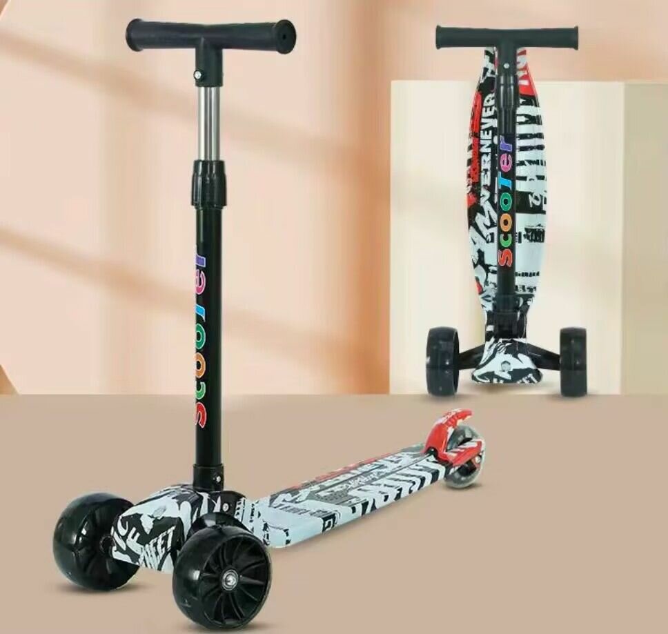 Trottinette enfant ajustable colorée