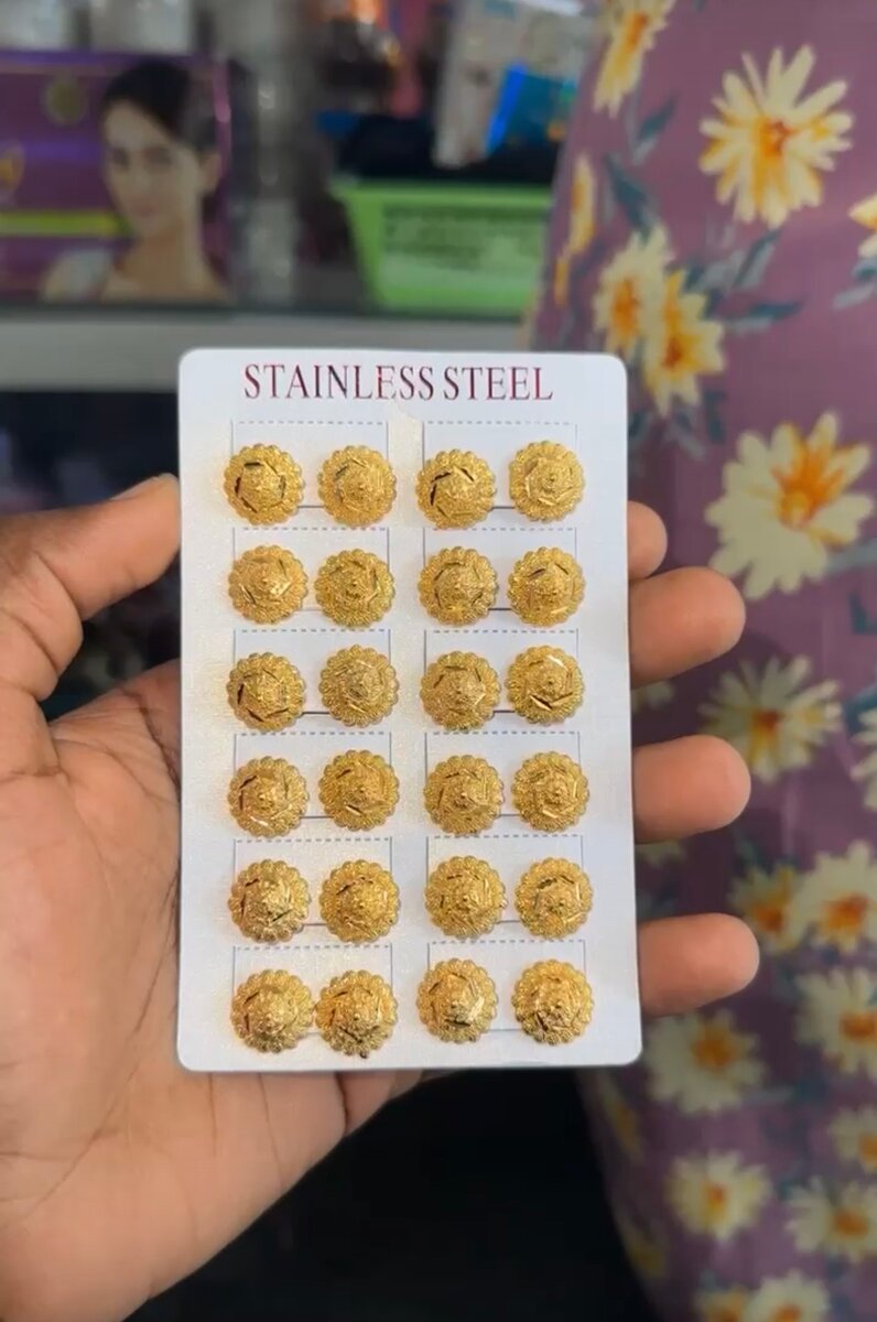 Lot de Boucles d'Oreilles Dorées