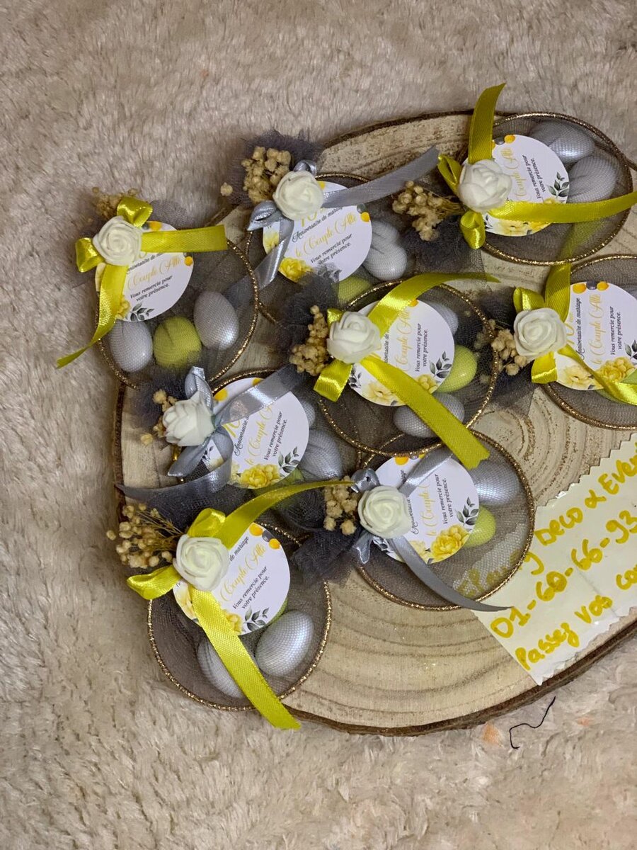 Boite à dragées cerceaux