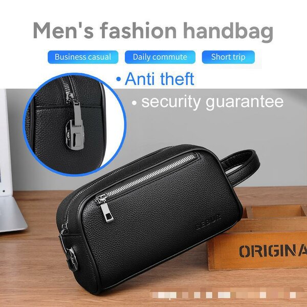 Pochette homme antivol