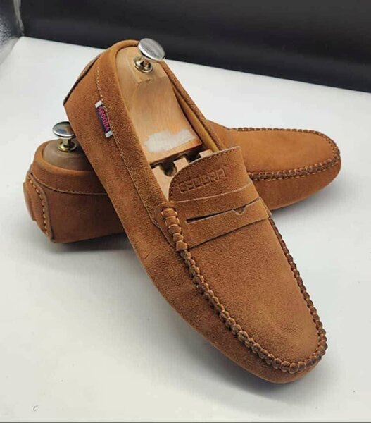 Mocassins en daim homme