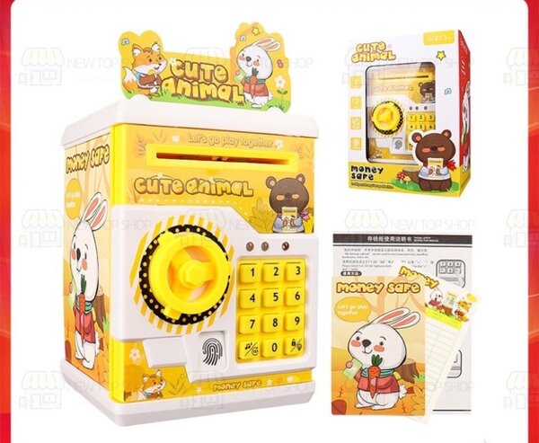 AUTOMATIC ROTATORY FINGERPRINT ATM PIGGY BANK