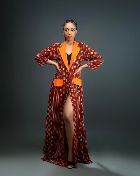 Robe longue ethnique chic